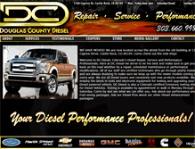Tablet Screenshot of douglascountydiesel.com